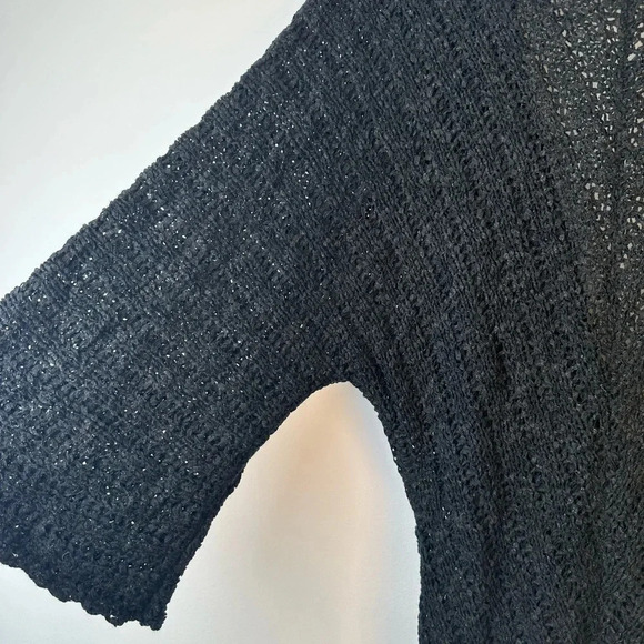 Bebe Oversized Mesh Wrap Cardigan - Picture 4 of 5